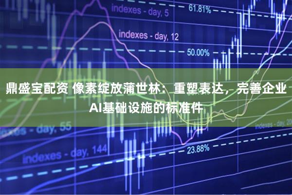 鼎盛宝配资 像素绽放蒲世林：重塑表达，完善企业AI基础设施的标准件